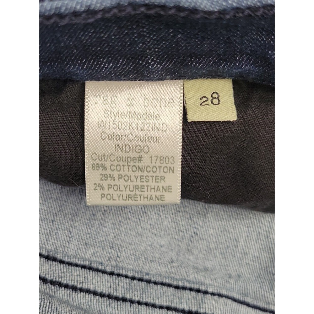 Rag & Bone Mid-Rise Skinny Jeans Indigo Wash $195 W1502K122IND Japanese Denim 28 - Picture 5 of 8